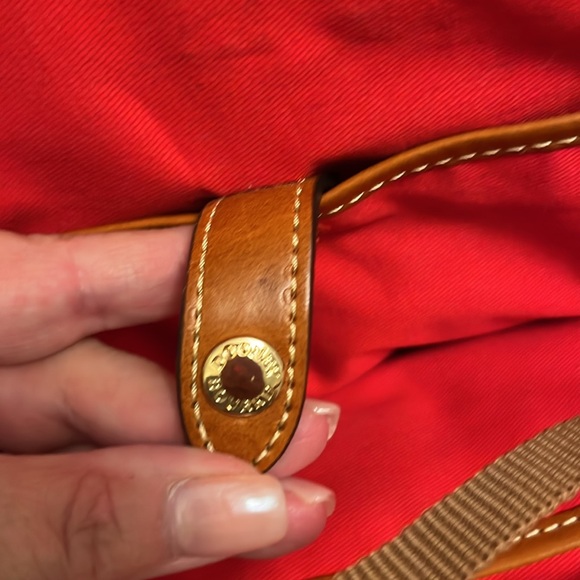 Dooney & Bourke Gray Lavender Pebble Grain Leather Zip Top Handle Satchel Bag - Picture 11 of 16